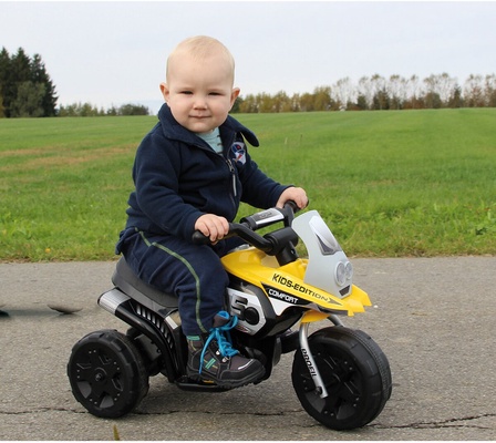 Quad Infantil Ride-on E-Trike Racer Amarillo 6V